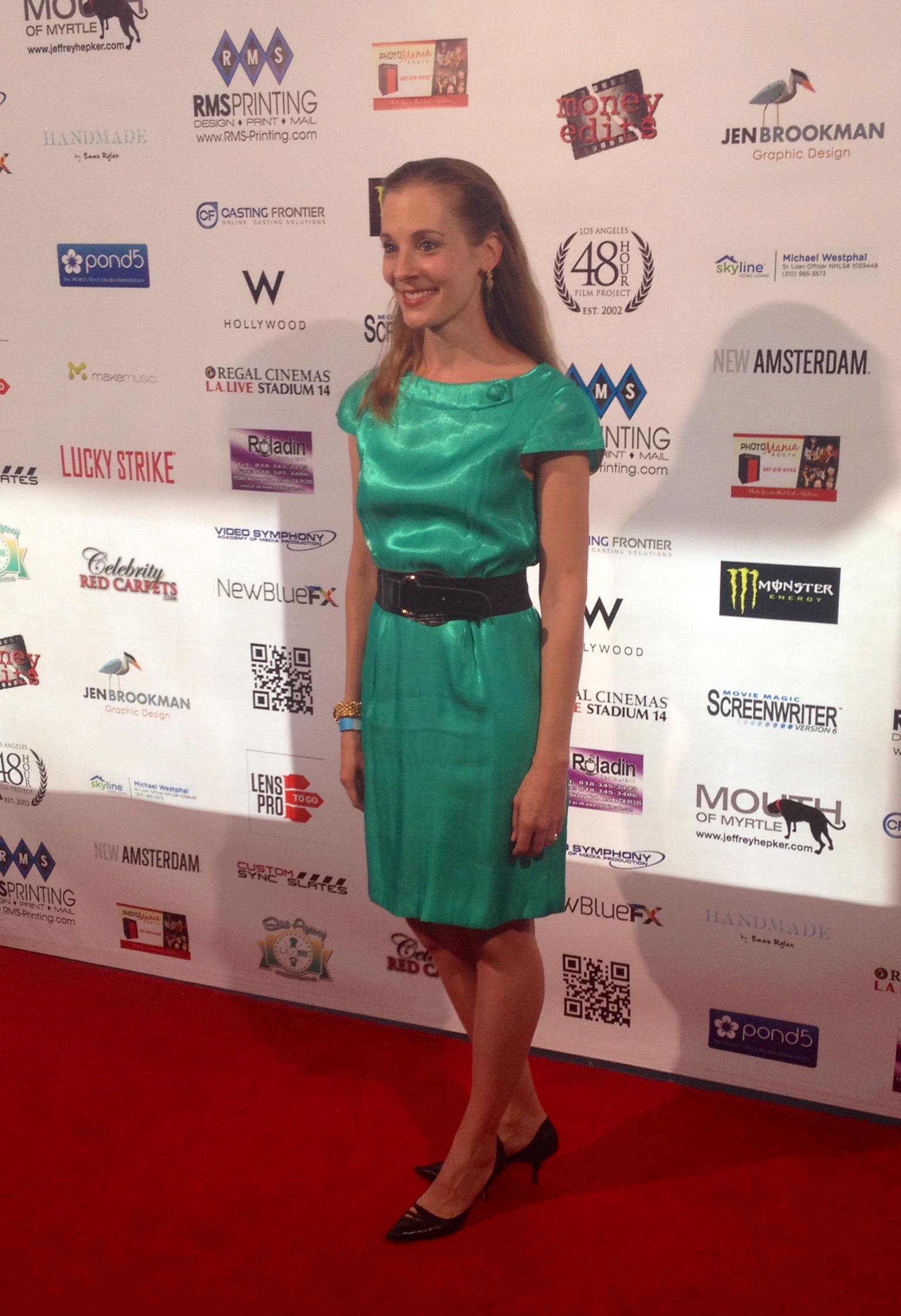 Emily Podleski at The Best of LA 48 Hour Film Project for her nominated film The Nut Job