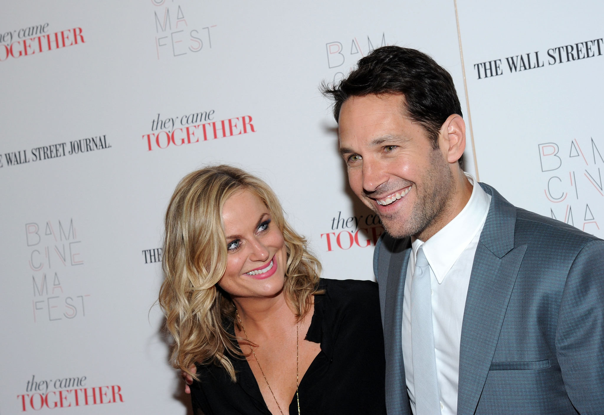 Amy Poehler and Paul Rudd at event of They Came Together (2014)