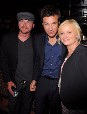 Jason Bateman, Simon Pegg and Amy Poehler at event of Extract (2009)