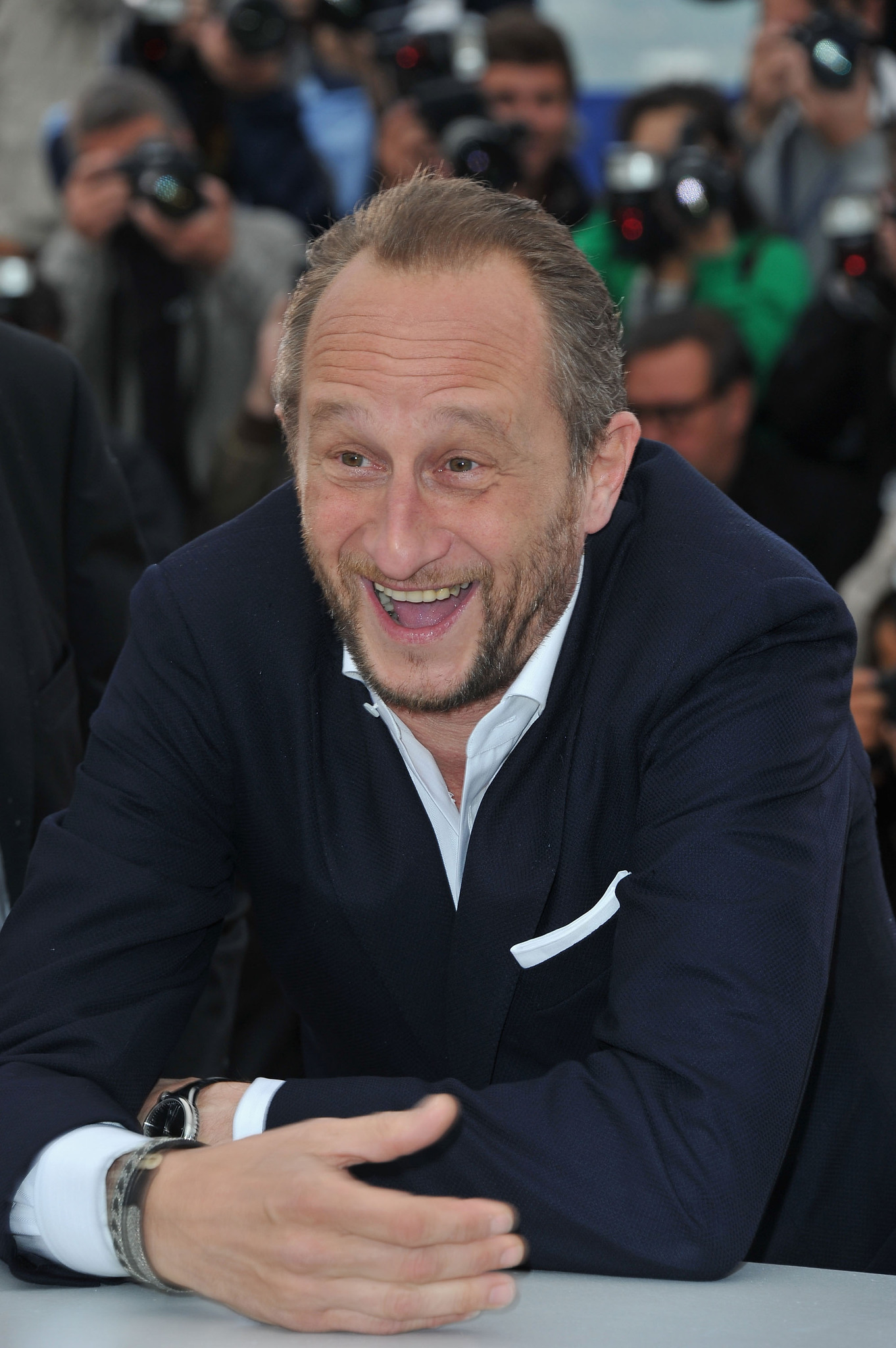 Benoît Poelvoorde at event of Le grand soir (2012)