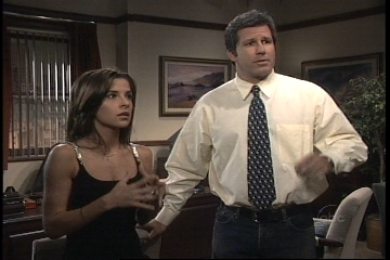 With Kelly Monaco on General Hospital.