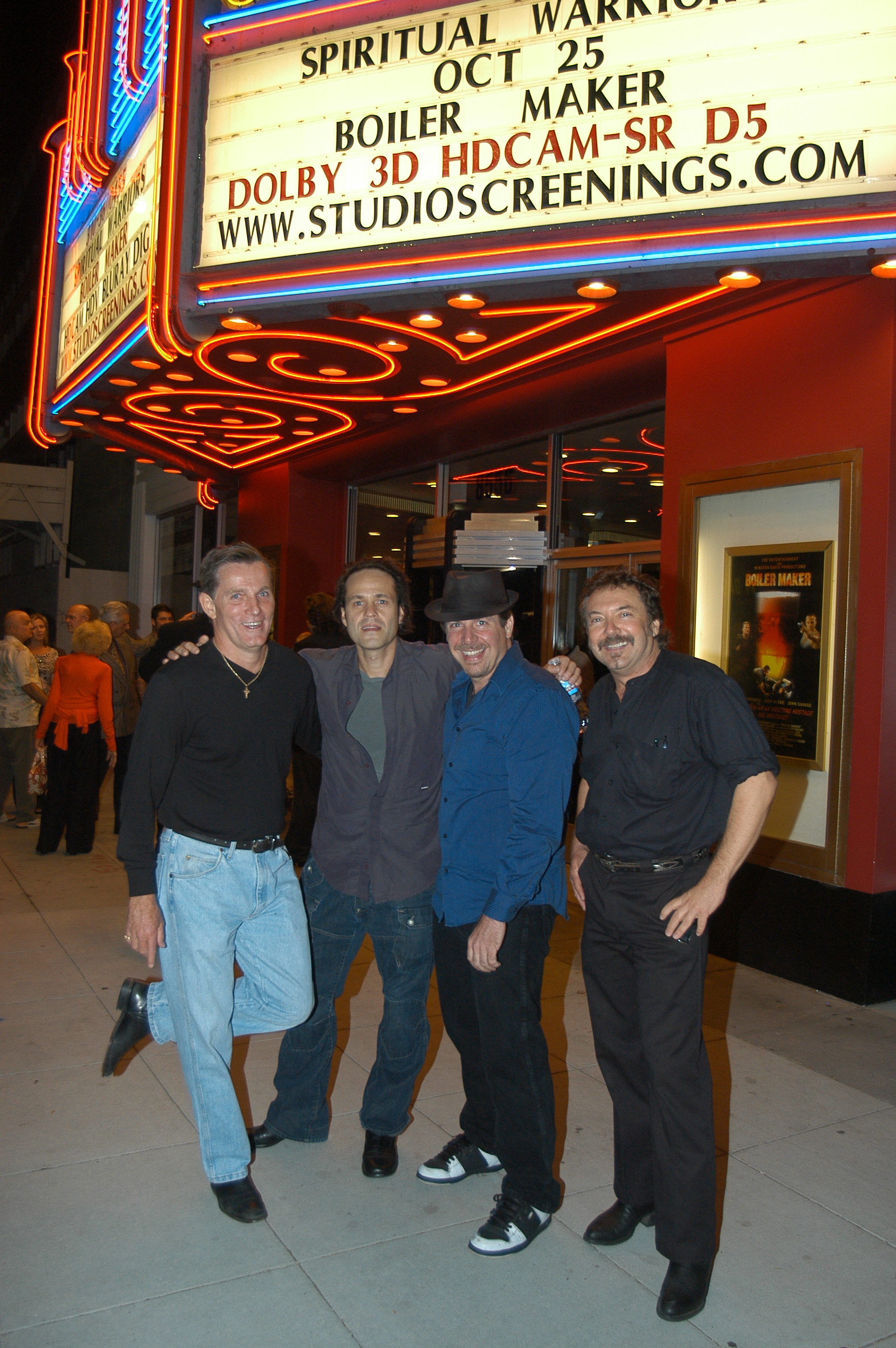 At the BOILER MAKER Los Angeles Premiere with Director Paul T. Murray, Star Arie Verveen (from SONS OF ANARCHY), Producer Ed Polgardy, and Art Director Mike Gaglio