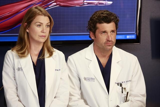 Still of Patrick Dempsey and Ellen Pompeo in Grei anatomija (2005)