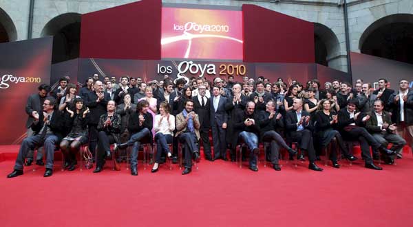 Goya Awards 2010 Nominees hosted by Alex de la Iglesia, Director. Academia Cinematografica de España.