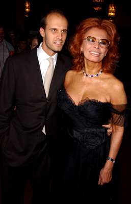 Sophia Loren and Edoardo Ponti at event of Between Strangers (2002)