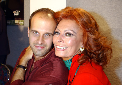 Sophia Loren and Edoardo Ponti at event of Between Strangers (2002)