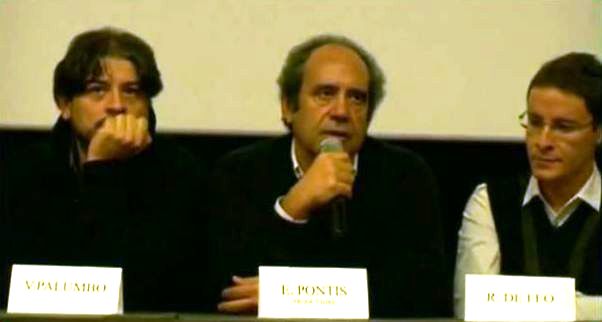 V. Palumbo, E. Pontis, R. De Feo at the presentation of ICE SCREAM