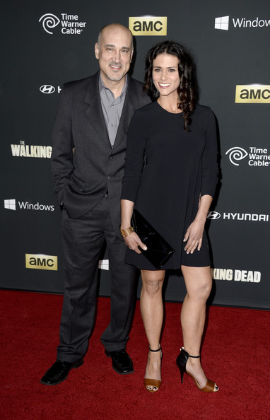 Melissa Ponzio and Kenny Alfonso arrive at the premiere of AMC's 'The Walking Dead' 4th season at Universal CityWalk on October 3, 2013 in Universal City, California