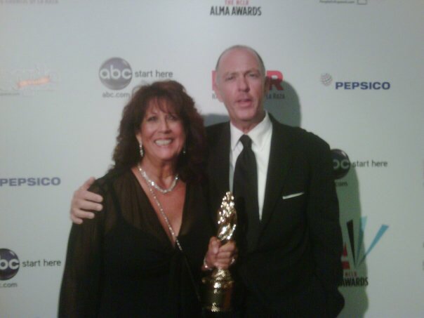 With Mary Ann Valdes at the 2009 ALMA Awards.