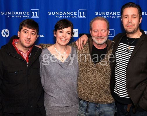Paul Popplewell, Olivia Colman, Peter Mullan & Paddy Considine at Sundance Film Festival 2011