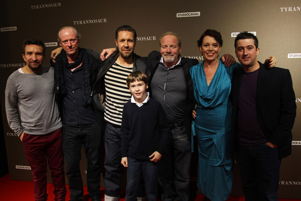 Eddie Marsan, Ned Dennehy, Paddy Considine, Samuel Bottomley, Peter Mullan, Olivia Colman, Paul Popplewell at the London 'Tyrannosaur' Premiere