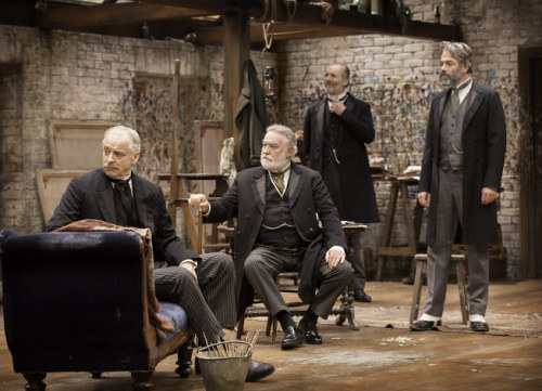 The Doctor's Dilemma, Lyttleton Theatre. Robert Portal (far right) as Mr Cutler Walpole