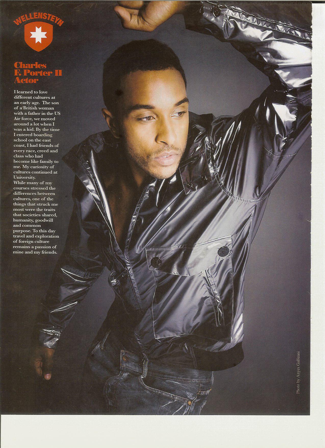 Charles F. Porter II in L'UOMO VOGUE January 2009
