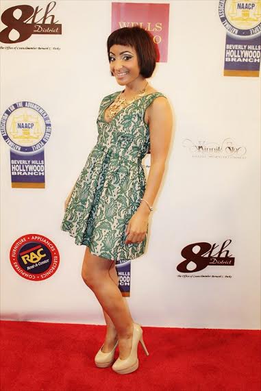 Syr Law red carpet for Sunday Mourning hosted by the NAACP