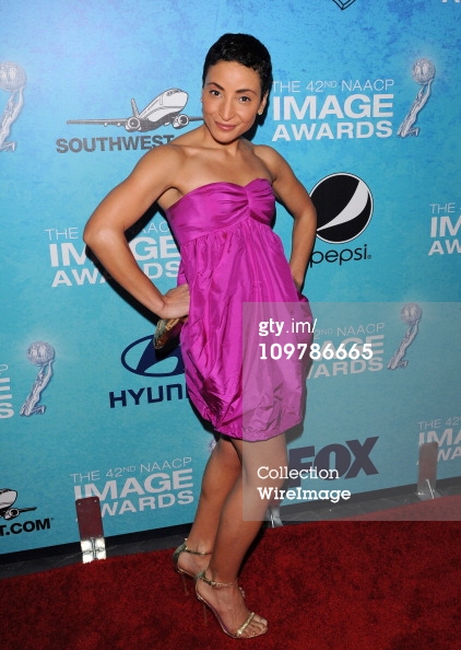 Syr Law red carpet arrival The 42nd Annual NAACP Image Awards Post-Show Gala Celebration