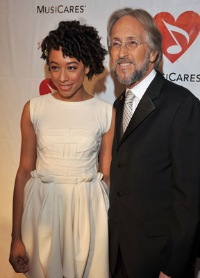 Neil Portnow and Corinne Bailey Rae