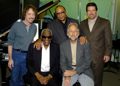 Quincy Jones, Ray Charles and Neil Portnow