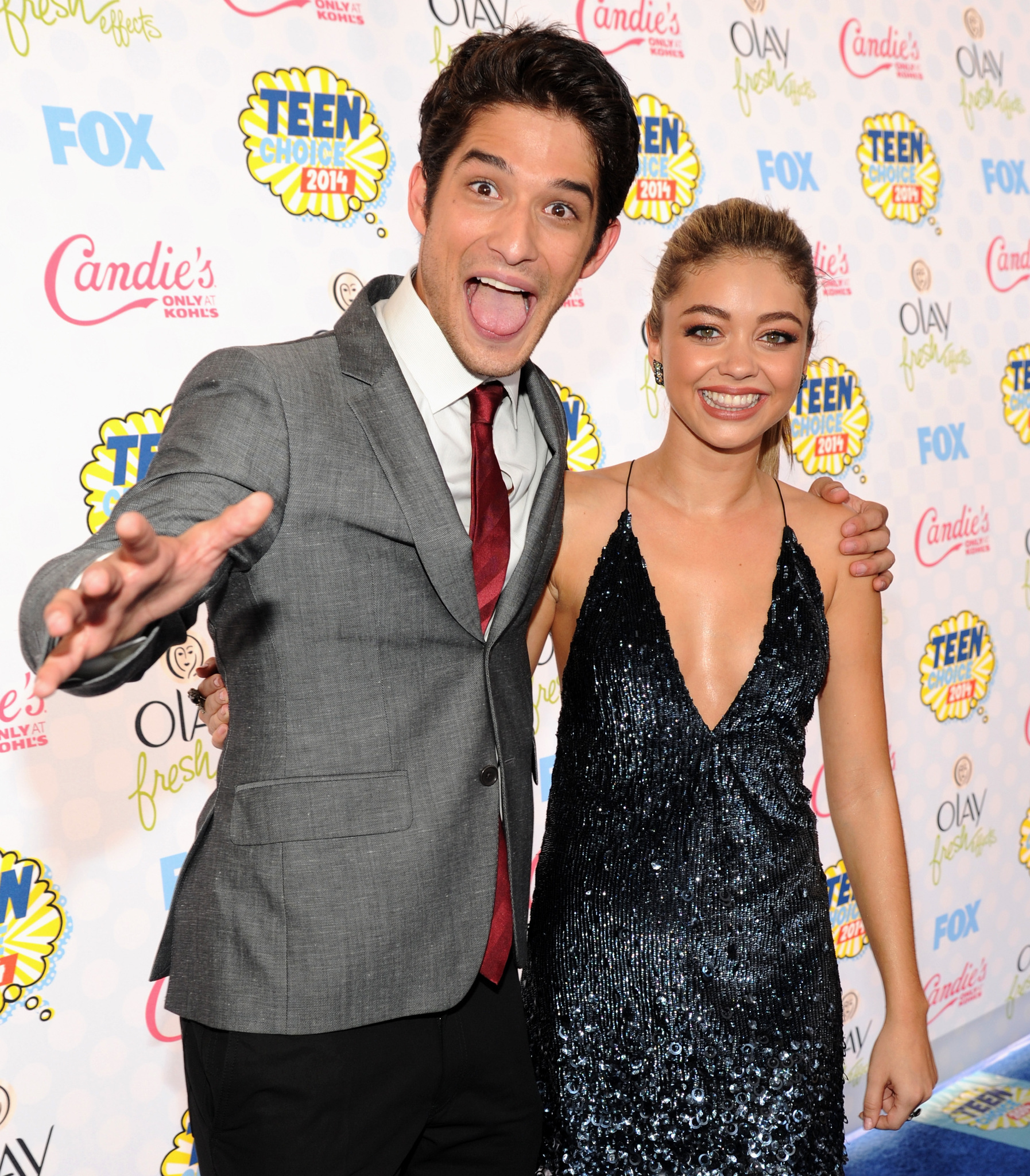 Sarah Hyland and Tyler Posey at event of Teen Choice Awards 2014 (2014)