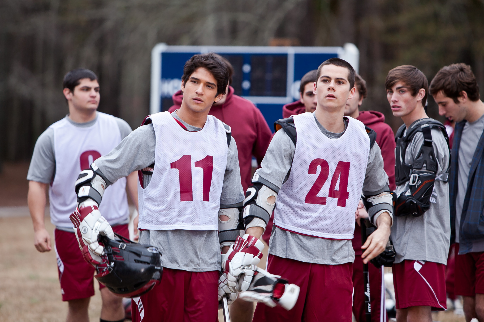 Still of Tyler Posey and Dylan O'Brien in Teen Wolf (2011)