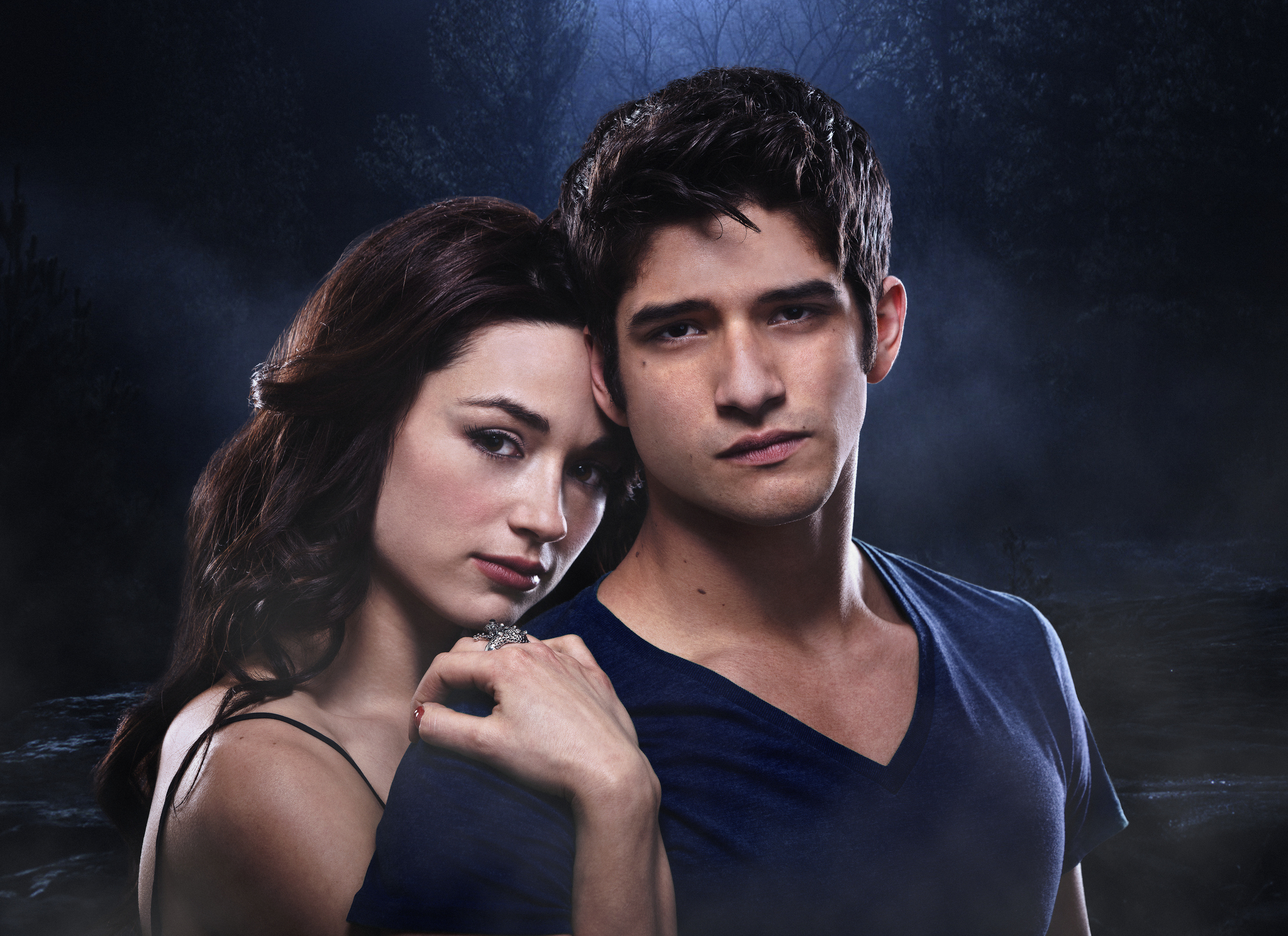 Still of Tyler Posey and Crystal Reed in Teen Wolf (2011)