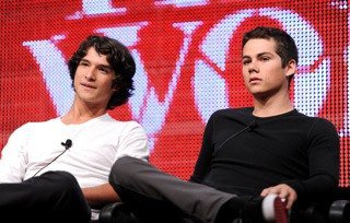 Tyler Posey and Dylan O'Brien at the TV Critics Assoc. 2010
