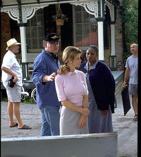 David Winning directing Markie Post and Sandi Ross from the episode 