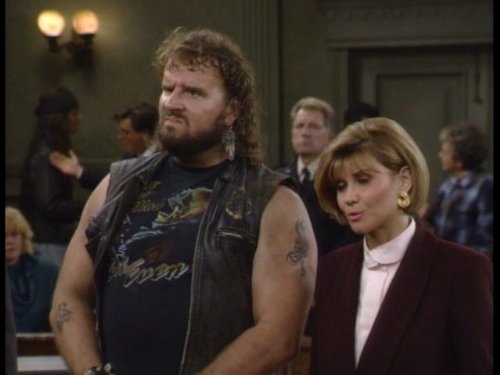 Still of Donald Gibb and Markie Post in Night Court (1984)