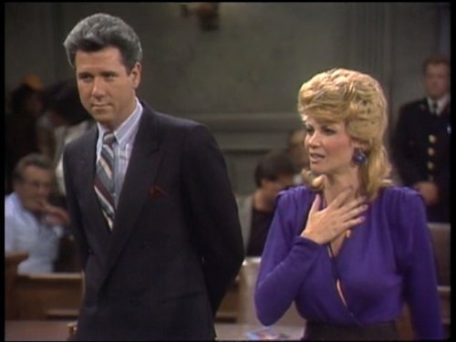 Still of John Larroquette and Markie Post in Night Court (1984)