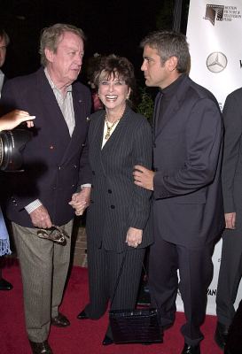 George Clooney, Suzanne Pleshette and Tom Poston