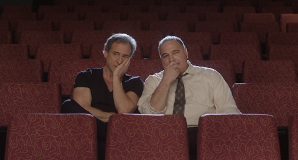 Mitch Poulos and David Pevsner in the film 