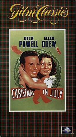 Ellen Drew and Dick Powell in Christmas in July (1940)