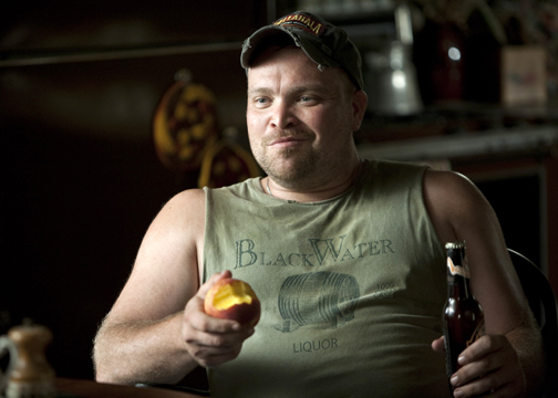 Drew Powell in Straw Dogs