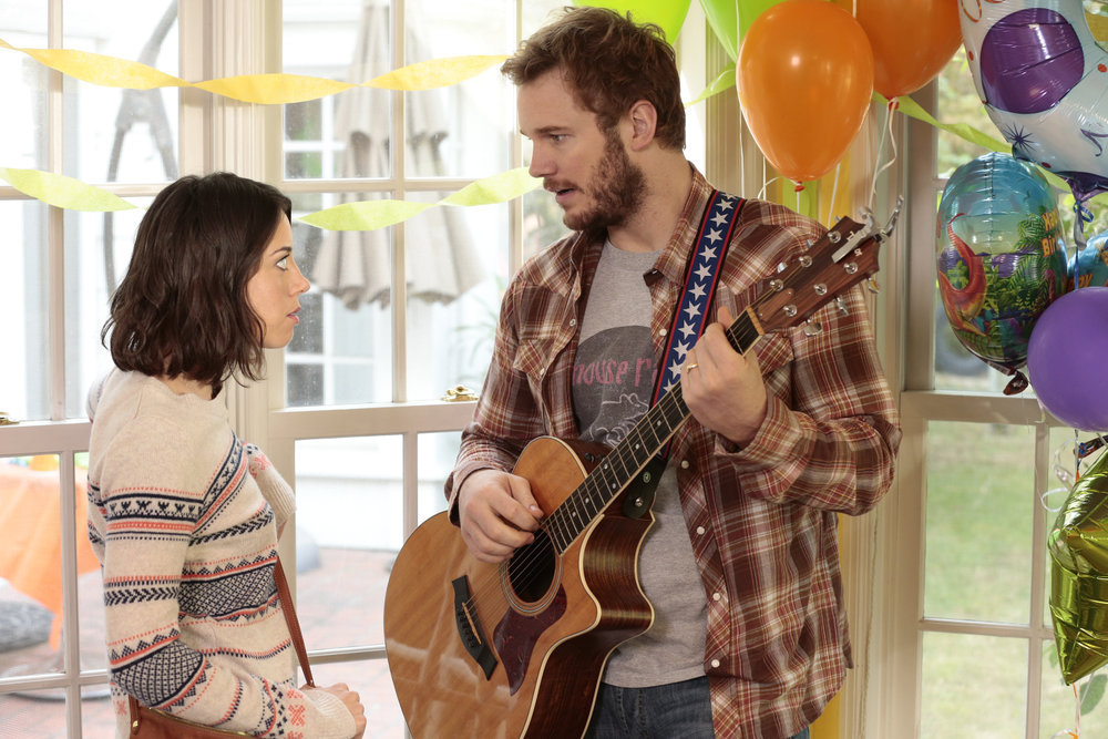 Still of Chris Pratt and Aubrey Plaza in Parks and Recreation (2009)