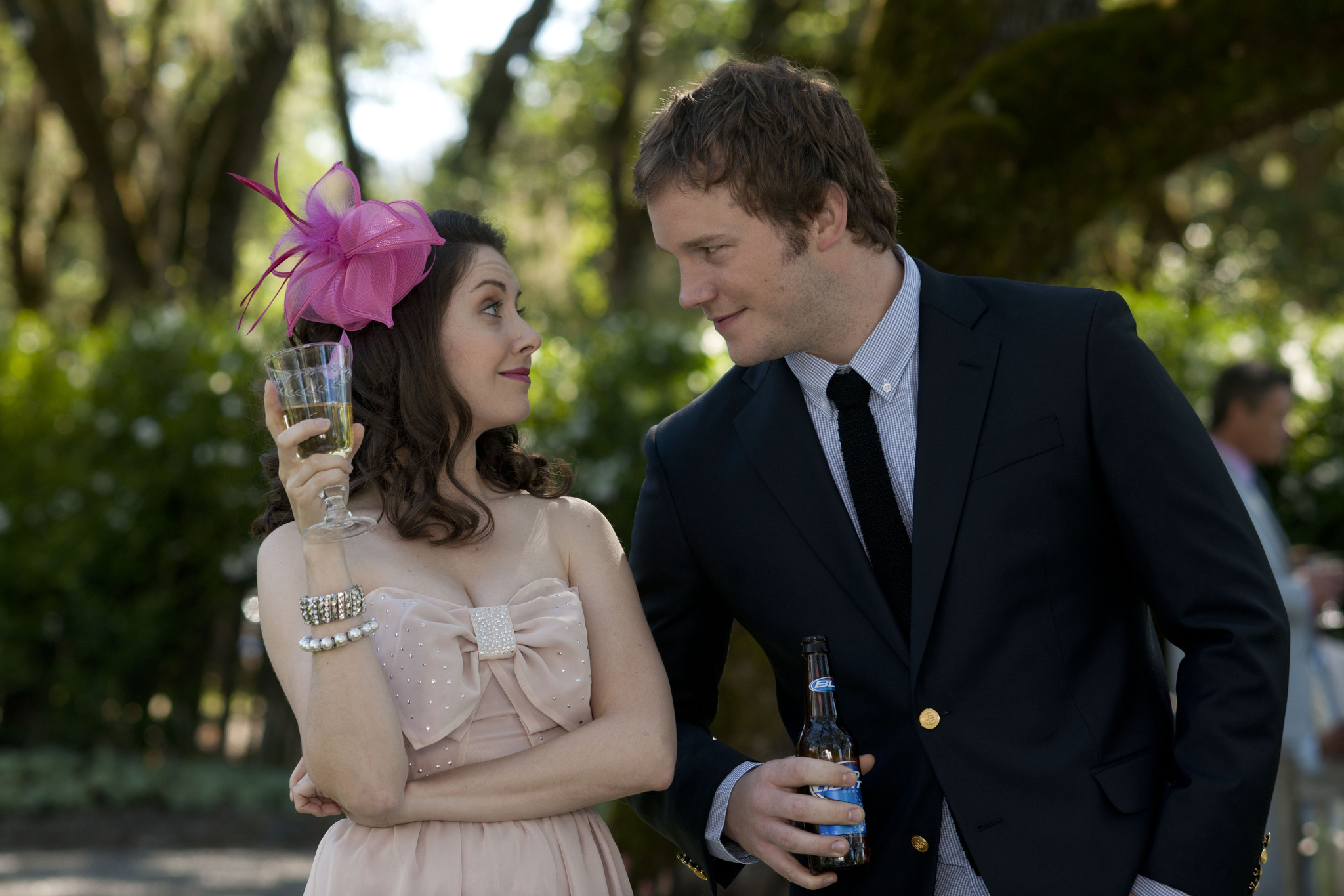 Still of Chris Pratt and Alison Brie in Susizadeje penkerius metus (2012)