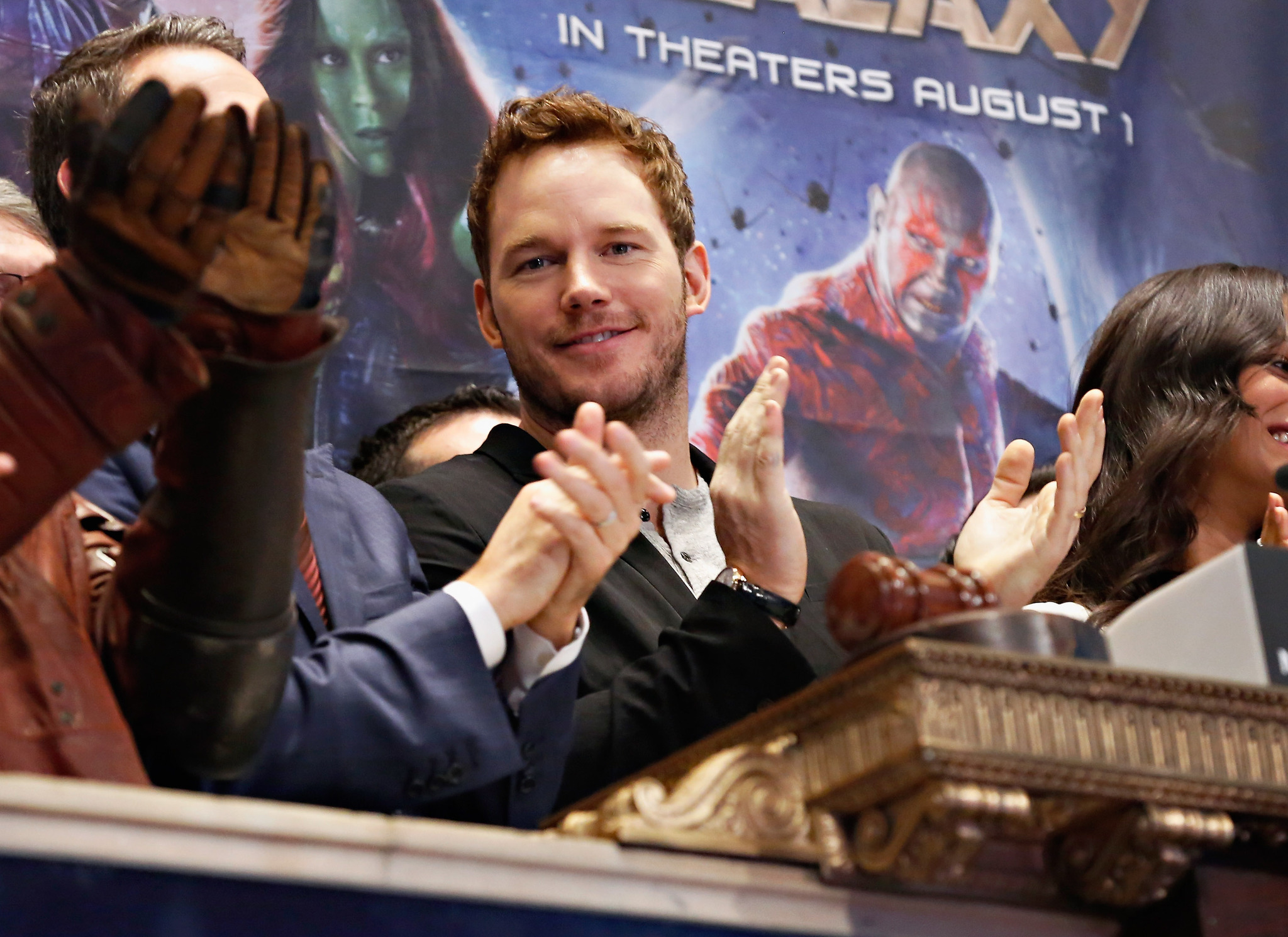 Chris Pratt at event of Galaktikos sergetojai (2014)