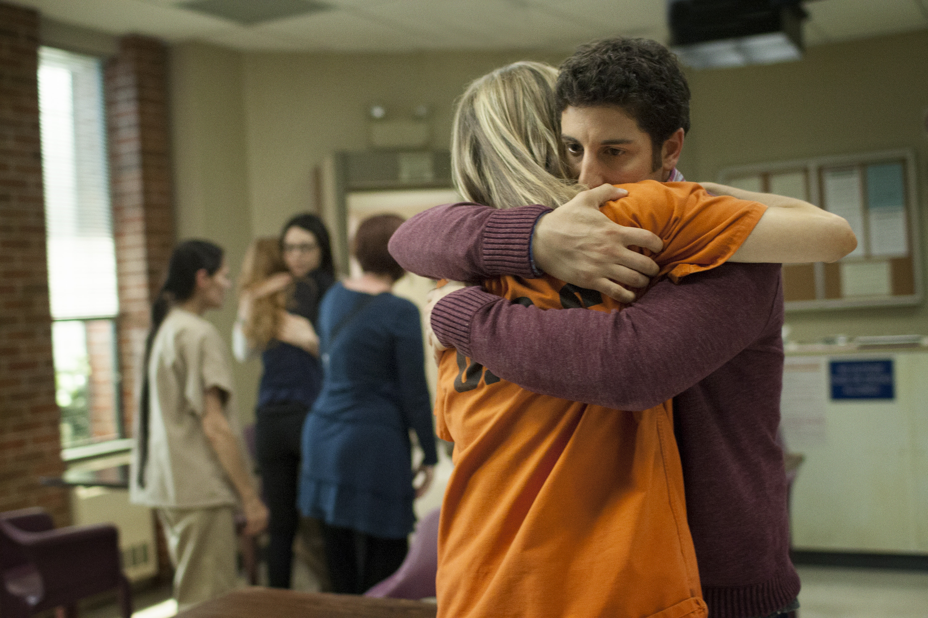 Still of Jason Biggs, Laura Prepon and Harold Surratt in Orange Is the New Black (2013)