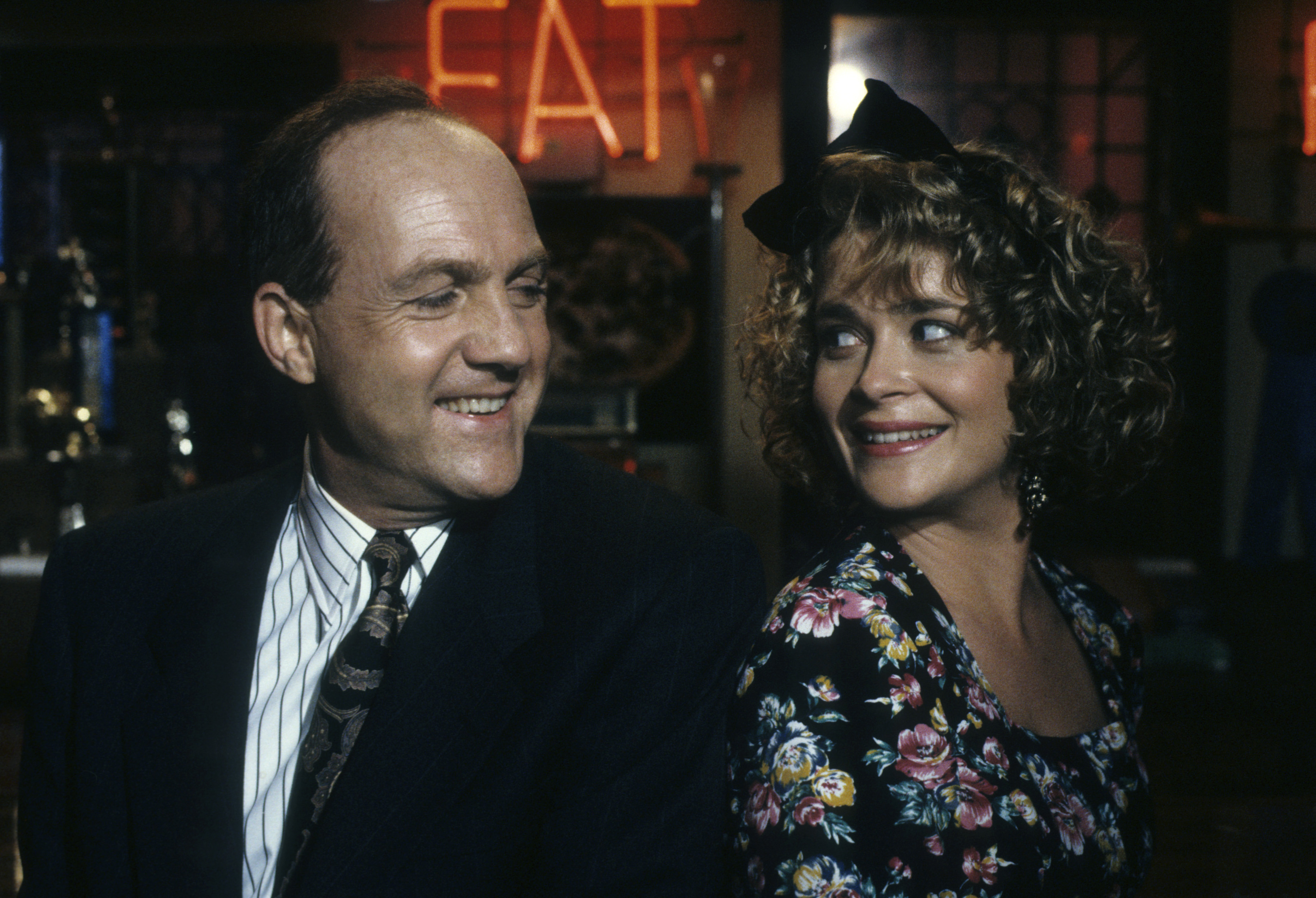 Still of Kathryn Layng and Lawrence Pressman in Doogie Howser, M.D. (1989)