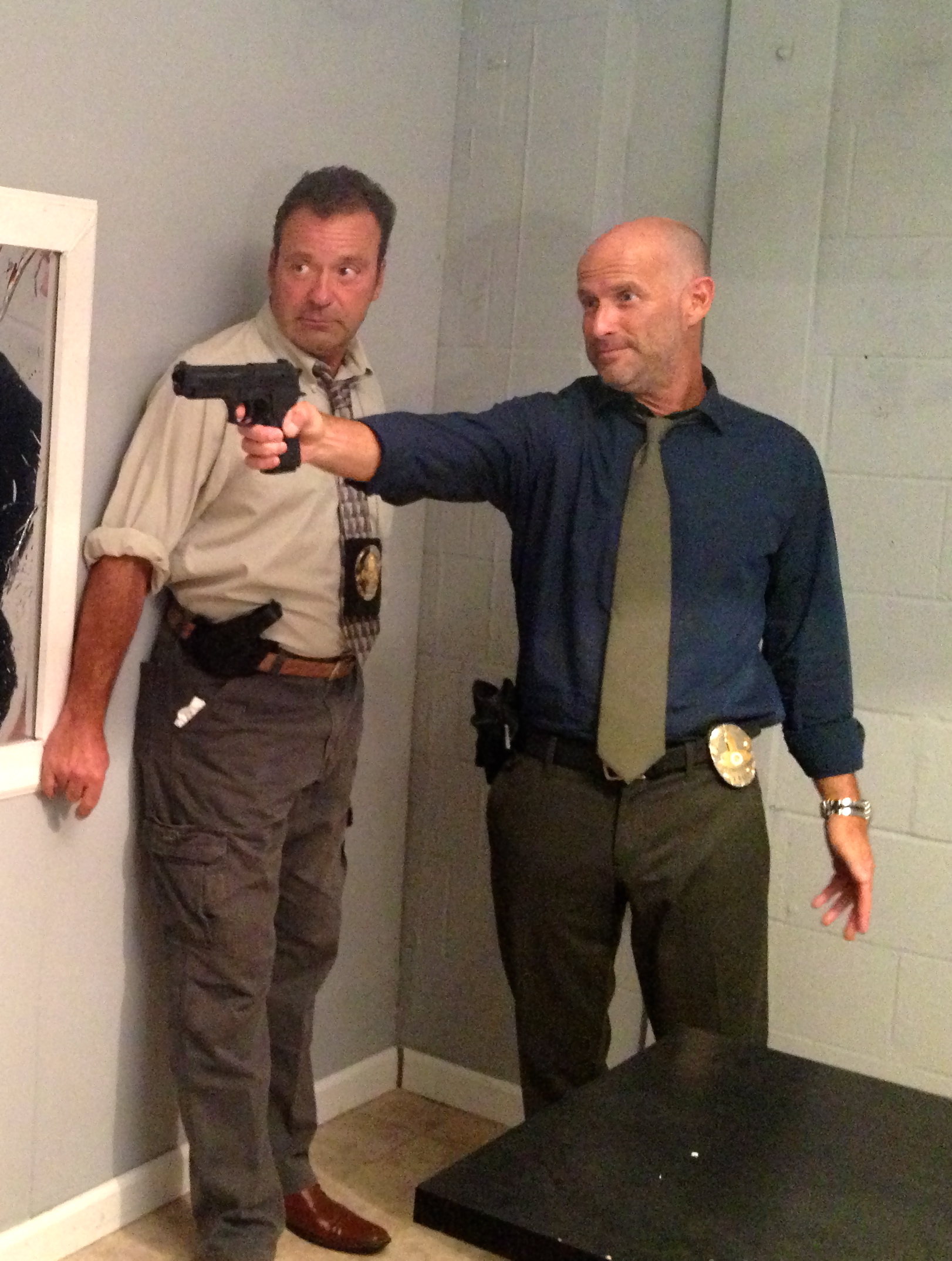 David Preston starring as Det. Mike Clawson in the web-series 