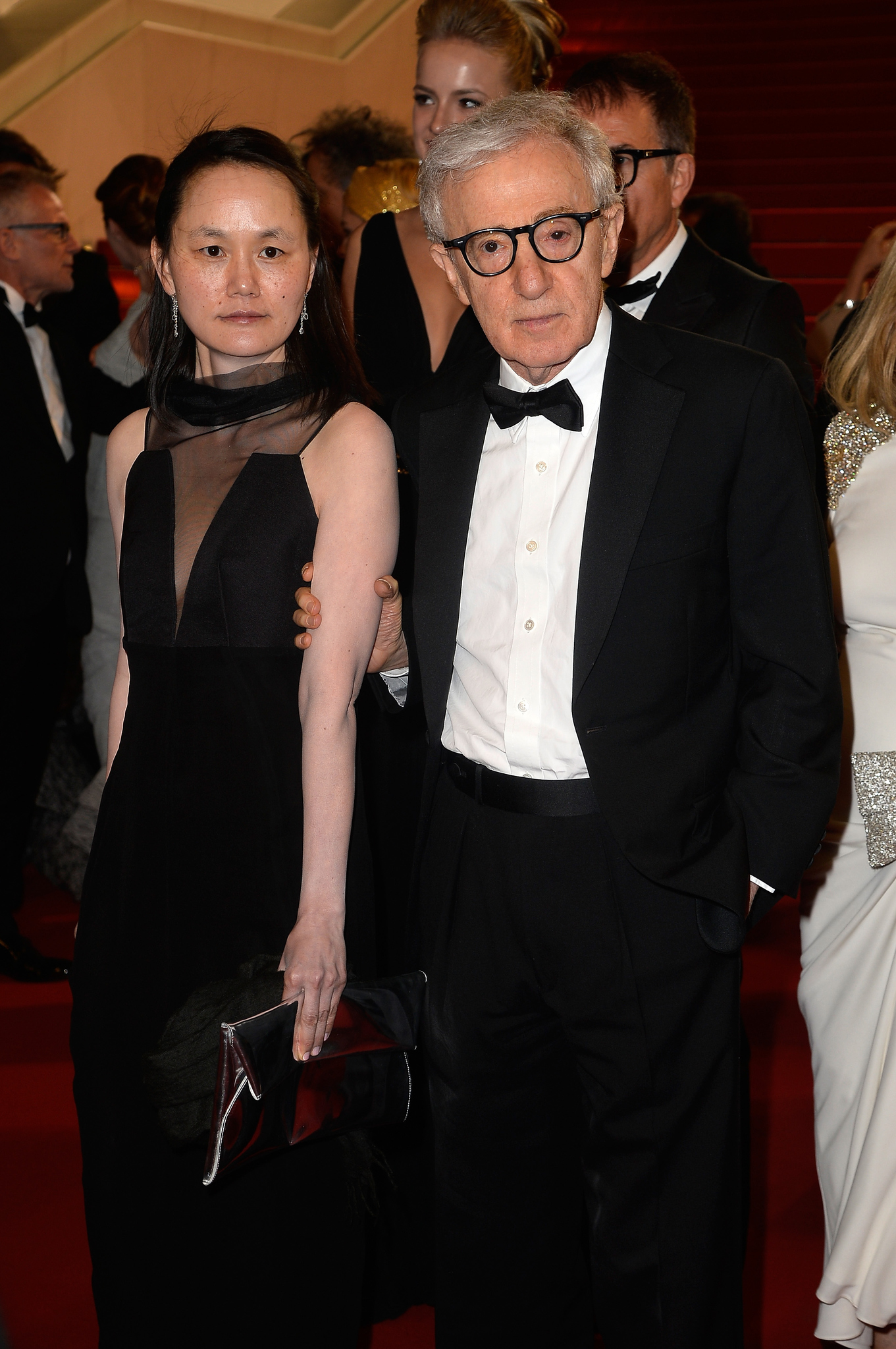 Woody Allen and Soon-Yi Previn at event of Neracionalus zmogus (2015)