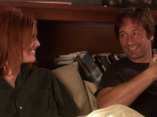 Still of David Duchovny and Amy Price-Francis in Nuodemingoji Kalifornija (2007)