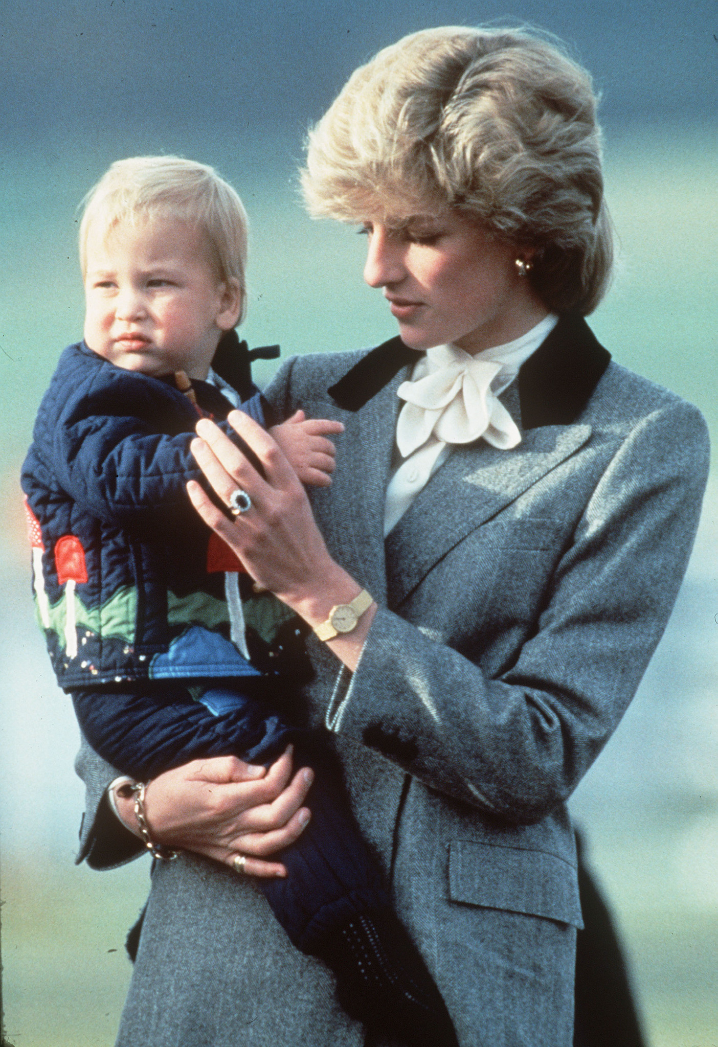 Princess Diana and Prince William Windsor