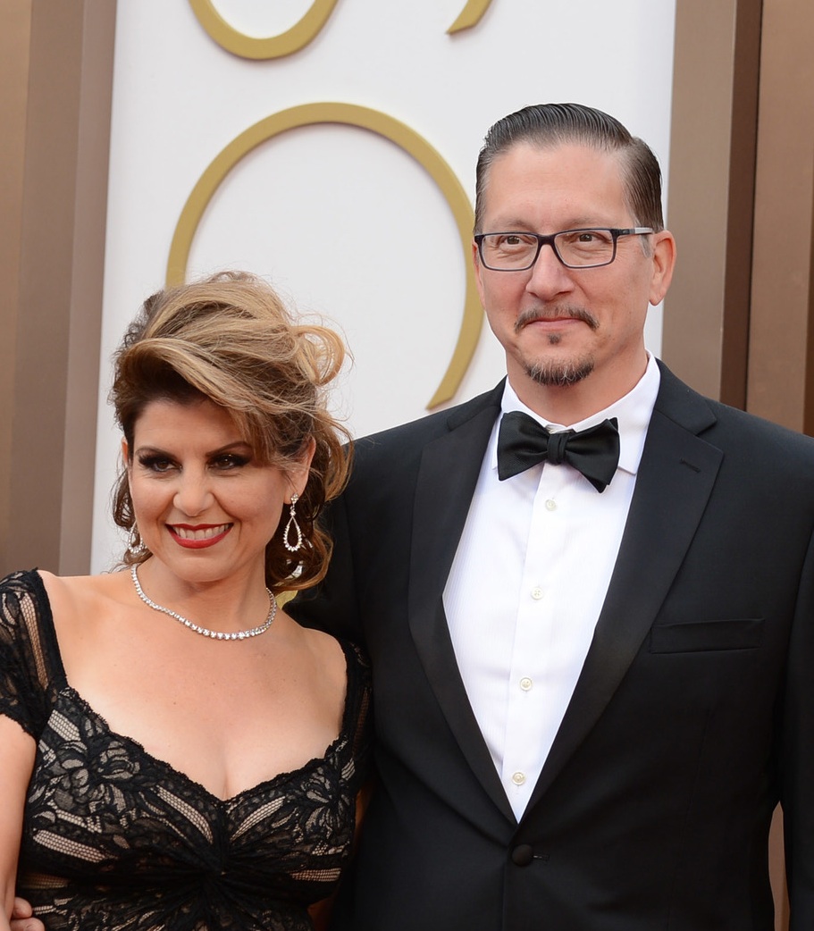 Stephen and Janice Prouty attending the 2014 Academy Awards ceremony