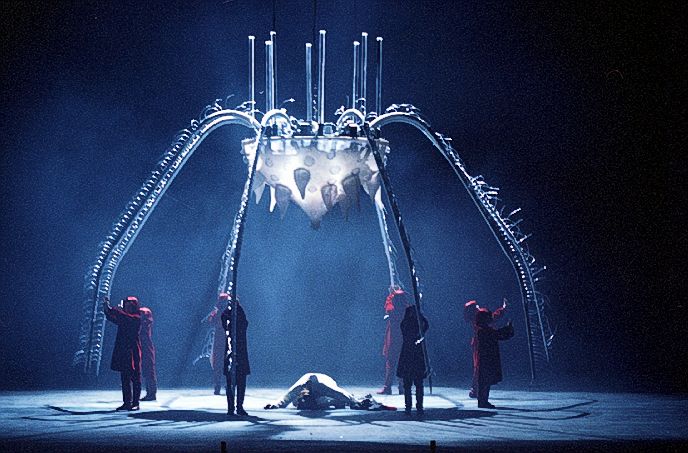 Boris Godunuv Opera set design in documentary film, SACRED STAGE: THE MARIINSKY THEATER