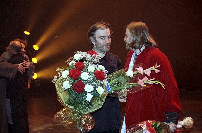 Nikitin and Gergiev in documentary film, SACRED STAGE: THE MARIINSKY THEATER