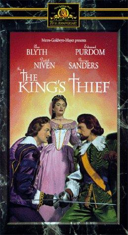 David Niven, Ann Blyth and Edmund Purdom in The King's Thief (1955)