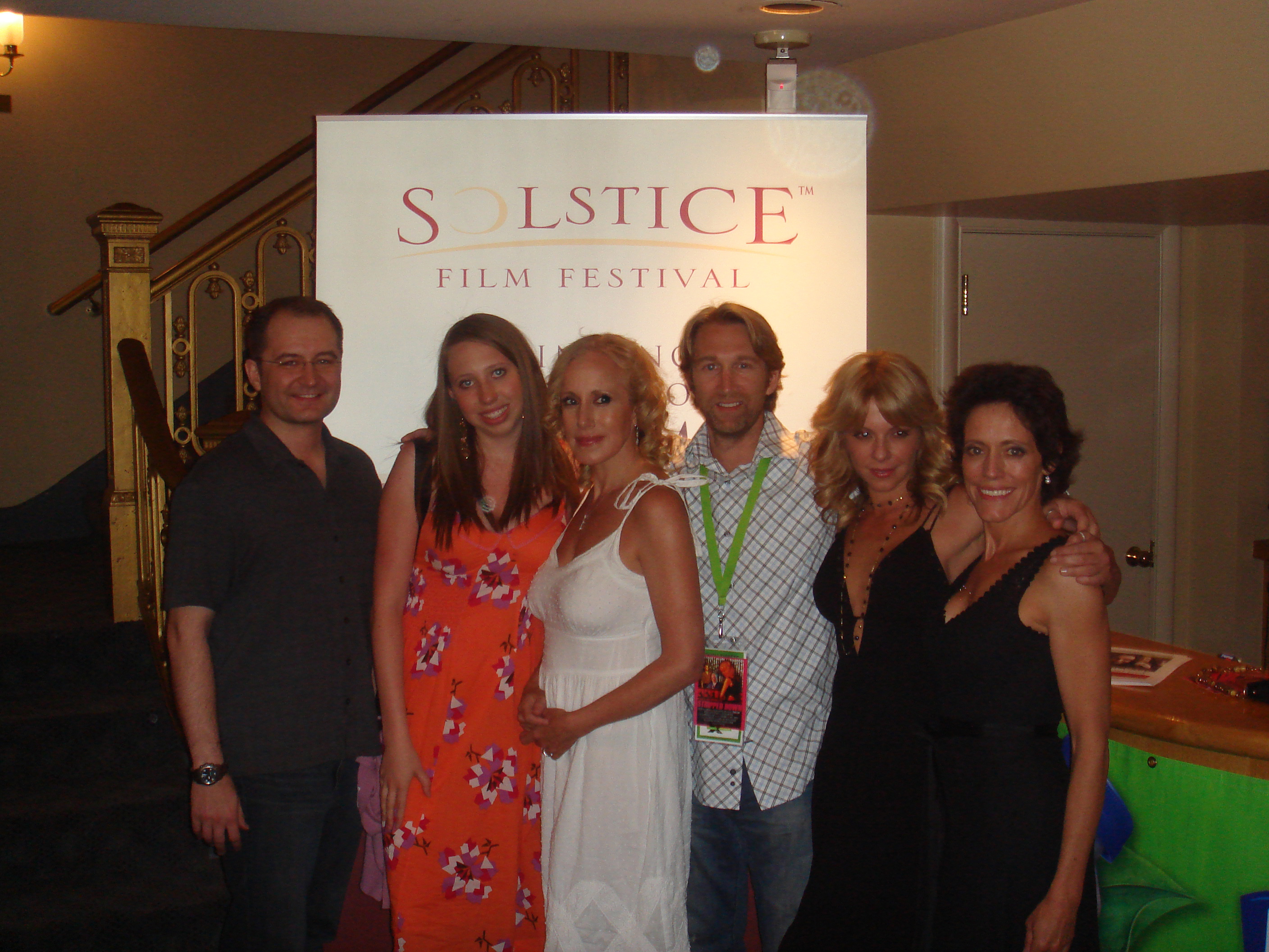 Lorna Pyle, Elana Krausz, Christo Dimassis, Lisa Aturo, and Susan Krausz at Solstice Film Festival