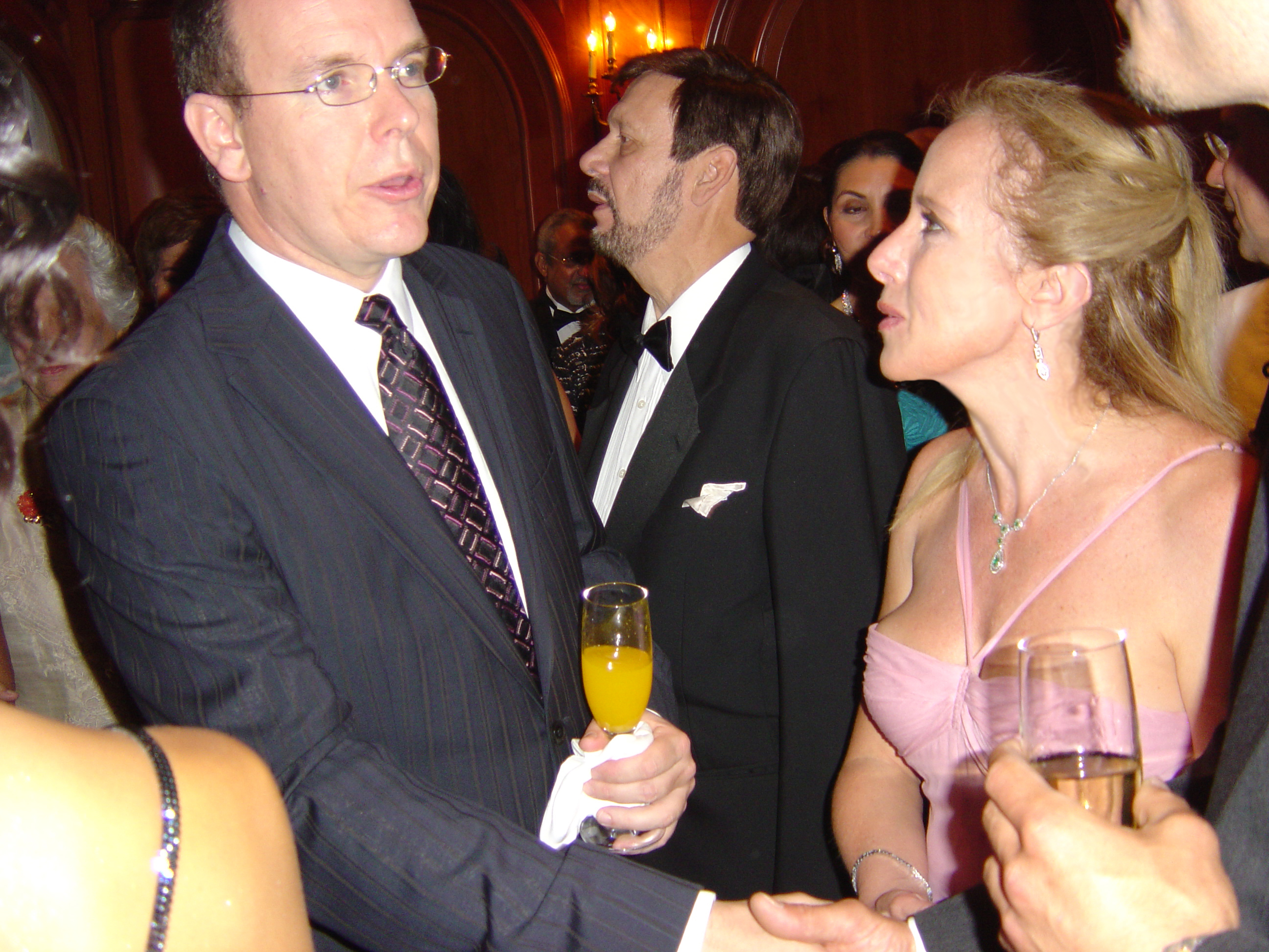 Elana Krausz and Prince Albert in Monaco