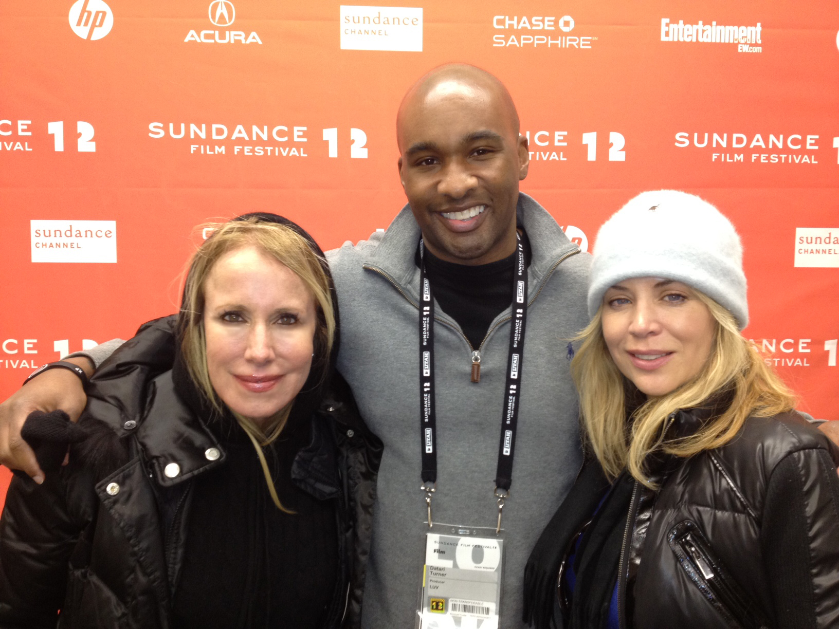 Elana Krausz, Datari Turner, and Sherrie Rose at 2012 Sundance Film Festival