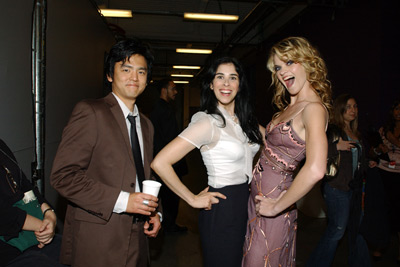 John Cho, Missi Pyle and Sarah Silverman