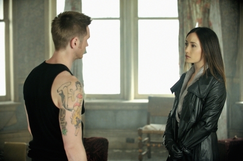 Still of Devon Sawa and Maggie Q in Nikita (2010)